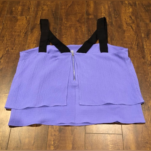 Womens DKNY Fold-Over Tank Pullover Top XL - Picture 5 of 5